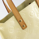 LOUIS VUITTON Monogram Vernis Reade PM Hand Bag Perle M91336 LV Auth 151238-19