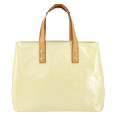LOUIS VUITTON Monogram Vernis Reade PM Hand Bag Perle M91336 LV Auth 151238-13