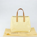 LOUIS VUITTON Monogram Vernis Reade PM Hand Bag Perle M91336 LV Auth 151238-12