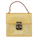 LOUIS VUITTON Monogram Vernis Spring street Hand Bag Gris M91029 LV Auth 151239-13