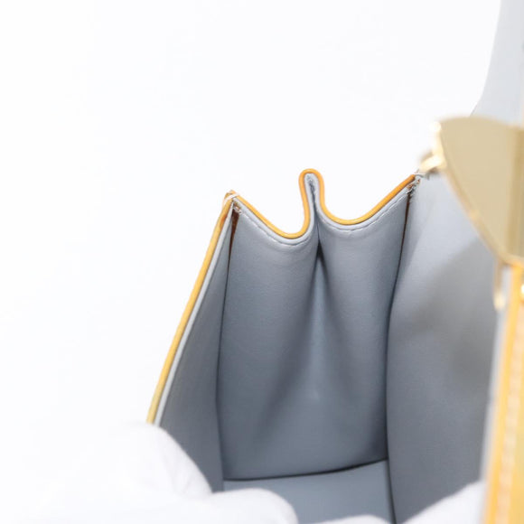 LOUIS VUITTON Monogram Vernis Spring street Hand Bag Gris M91029 LV Auth 151239