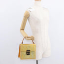 LOUIS VUITTON Monogram Vernis Spring street Hand Bag Gris M91029 LV Auth 151239-23