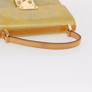 LOUIS VUITTON Monogram Vernis Spring street Hand Bag Gris M91029 LV Auth 151239-7