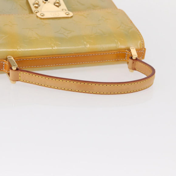 LOUIS VUITTON Monogram Vernis Spring street Hand Bag Gris M91029 LV Auth 151239