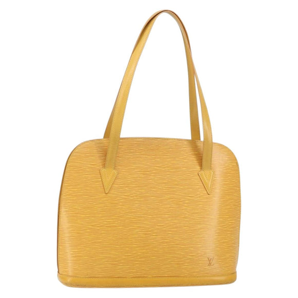LOUIS VUITTON Epi Lussac Shoulder Bag Yellow M52289 LV Auth 151240