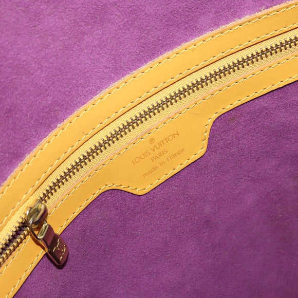 LOUIS VUITTON Epi Lussac Shoulder Bag Yellow M52289 LV Auth 151240