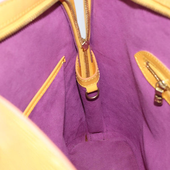 LOUIS VUITTON Epi Lussac Shoulder Bag Yellow M52289 LV Auth 151240