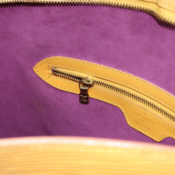 LOUIS VUITTON Epi Lussac Shoulder Bag Yellow M52289 LV Auth 151240
