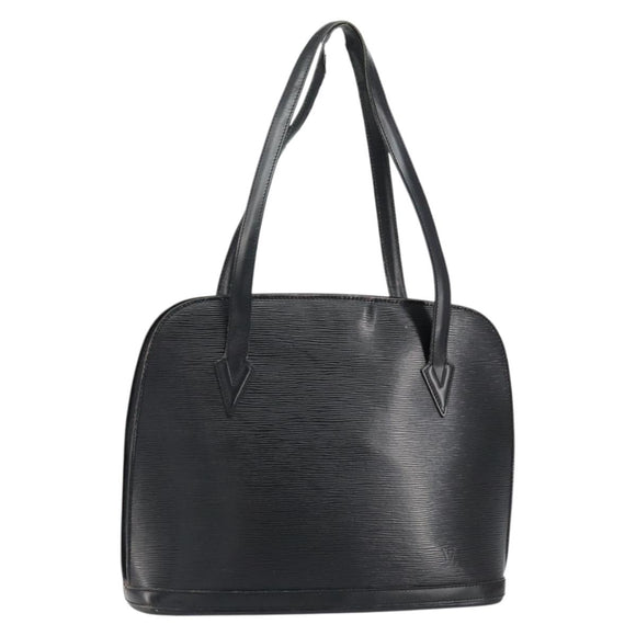 LOUIS VUITTON Epi Lussac Shoulder Bag Black M52282 LV Auth 151241