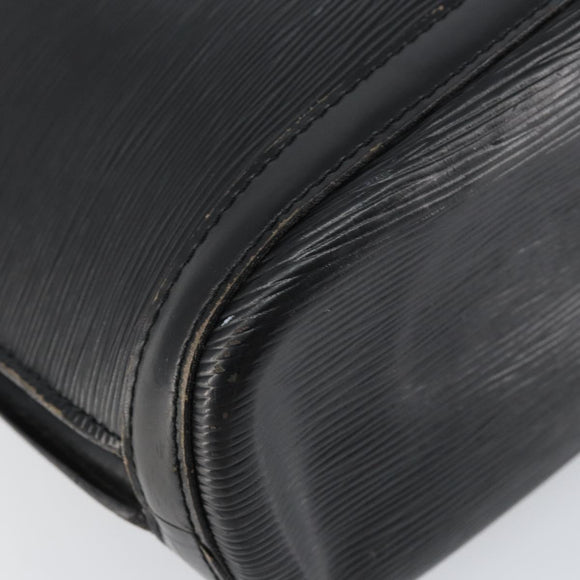 LOUIS VUITTON Epi Lussac Shoulder Bag Black M52282 LV Auth 151241