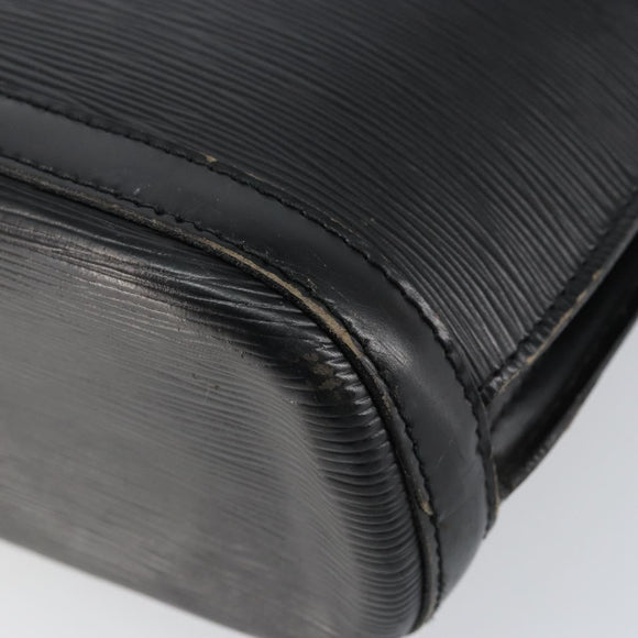 LOUIS VUITTON Epi Lussac Shoulder Bag Black M52282 LV Auth 151241
