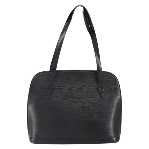 LOUIS VUITTON Epi Lussac Shoulder Bag Black M52282 LV Auth 151241