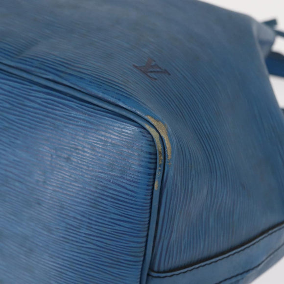 LOUIS VUITTON Epi Petit Noe Shoulder Bag Blue M44105 LV Auth 151242