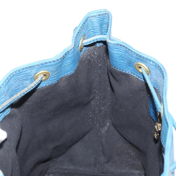LOUIS VUITTON Epi Petit Noe Shoulder Bag Blue M44105 LV Auth 151242