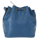 LOUIS VUITTON Epi Petit Noe Shoulder Bag Blue M44105 LV Auth 151242-2