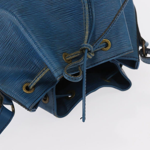 LOUIS VUITTON Epi Petit Noe Shoulder Bag Blue M44105 LV Auth 151242
