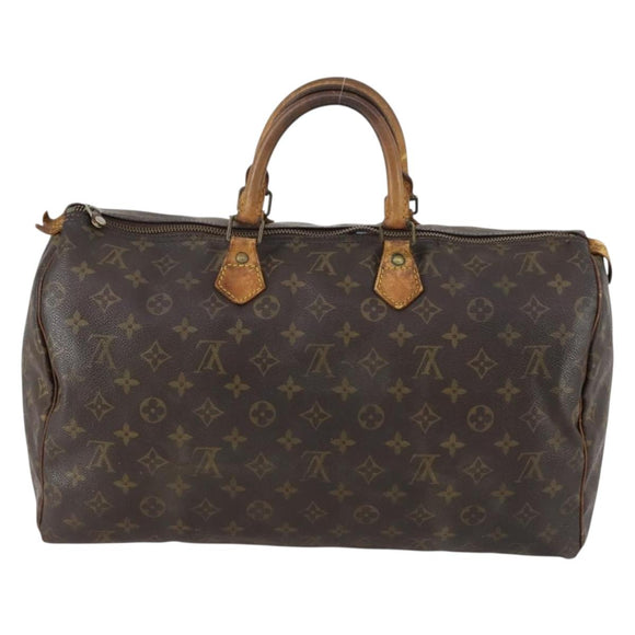 LOUIS VUITTON Monogram Speedy 40 Hand Bag M41522 LV Auth 151245