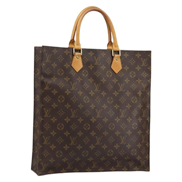 LOUIS VUITTON Monogram Sac Plat Hand Bag M51140 LV Auth 151249