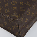 LOUIS VUITTON Monogram Sac Plat Hand Bag M51140 LV Auth 151249-11