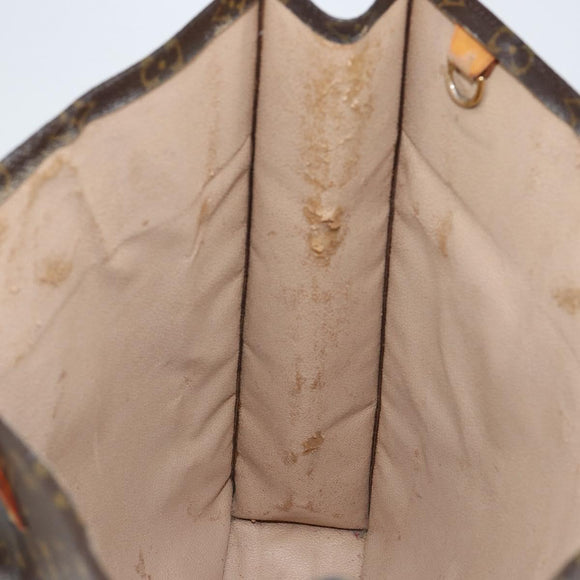 LOUIS VUITTON Monogram Sac Plat Hand Bag M51140 LV Auth 151249