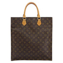 LOUIS VUITTON Monogram Sac Plat Hand Bag M51140 LV Auth 151249-2