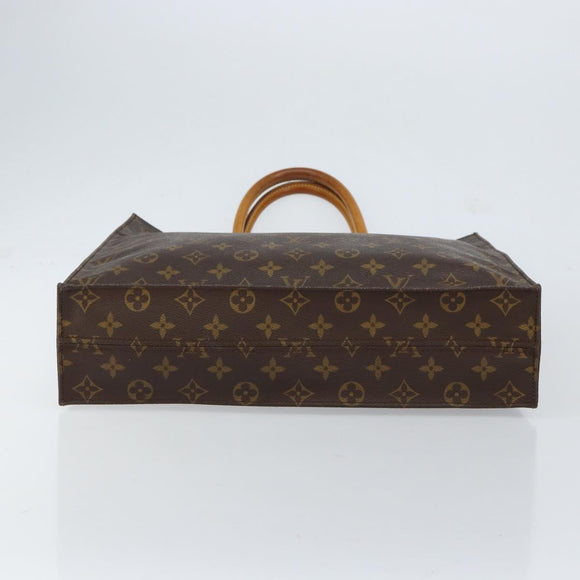 LOUIS VUITTON Monogram Sac Plat Hand Bag M51140 LV Auth 151249