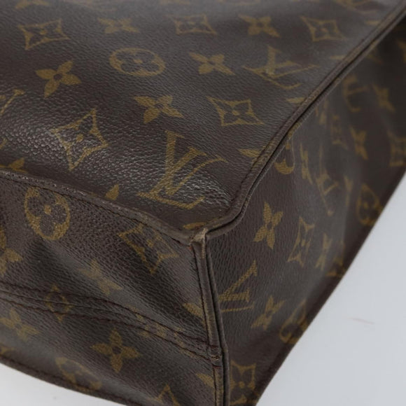 LOUIS VUITTON Monogram Sac Plat Hand Bag M51140 LV Auth 151250