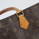 LOUIS VUITTON Monogram Sac Plat Hand Bag M51140 LV Auth 151250-17