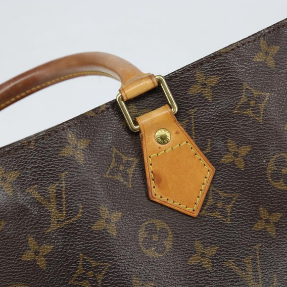 LOUIS VUITTON Monogram Sac Plat Hand Bag M51140 LV Auth 151250