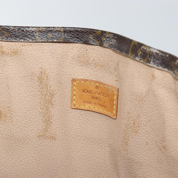 LOUIS VUITTON Monogram Sac Plat Hand Bag M51140 LV Auth 151250