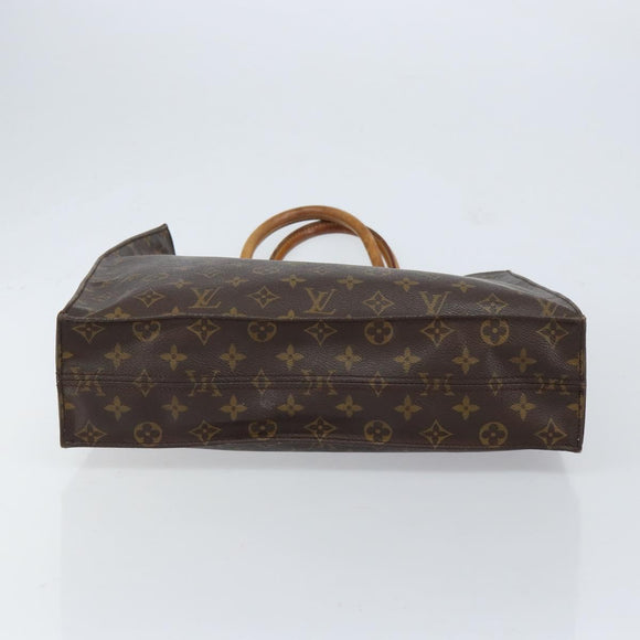 LOUIS VUITTON Monogram Sac Plat Hand Bag M51140 LV Auth 151250