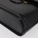 BALLY Shoulder Bag Leather Black Gold Auth 151255-15