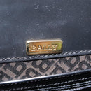 BALLY Shoulder Bag Leather Black Gold Auth 151255-19