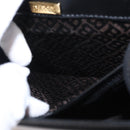 BALLY Shoulder Bag Leather Black Gold Auth 151255-22