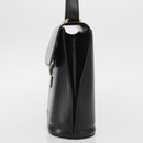 BALLY Shoulder Bag Leather Black Gold Auth 151255-3