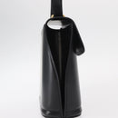 BALLY Shoulder Bag Leather Black Gold Auth 151255-4