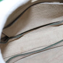 Chloe Pixy Hand Bag Leather Suede 2way Green Gold Auth 151257-11