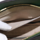 Chloe Pixy Hand Bag Leather Suede 2way Green Gold Auth 151257-20