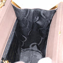 Salvatore Ferragamo Gancini Hand Bag Leather 2way Gray Gold Auth 151260-20