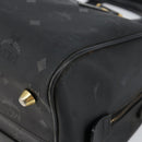 MCM Vicetos Logogram Hand Bag PVC 2way Black Gold Auth 151262-12