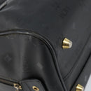 MCM Vicetos Logogram Hand Bag PVC 2way Black Gold Auth 151262-13