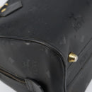 MCM Vicetos Logogram Hand Bag PVC 2way Black Gold Auth 151262-15