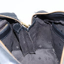 MCM Vicetos Logogram Hand Bag PVC 2way Black Gold Auth 151262-20