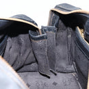 MCM Vicetos Logogram Hand Bag PVC 2way Black Gold Auth 151262-21