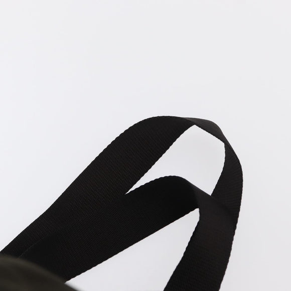 PRADA Backpack Nylon Khaki Silver Auth 151263