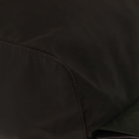 PRADA Backpack Nylon Khaki Silver Auth 151263