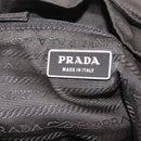 PRADA Backpack Nylon Khaki Silver Auth 151263-24