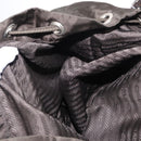 PRADA Backpack Nylon Khaki Silver Auth 151263-26