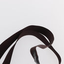 PRADA Backpack Nylon Brown Silver Auth 151264-15