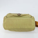 PRADA Shoulder Bag Nylon Beige Silver Auth 151265-5